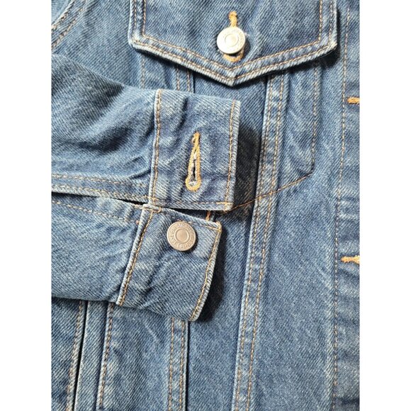 Levi's Denim Trucker Jacket Long Sleeve Y2K Women's Small - Picture 5 of 12